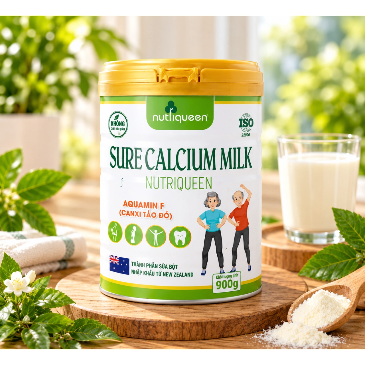 SỮA SURE CALCIUM MILK NUTRIQUEEN 900G